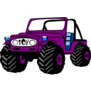 download Toyota Land Cruiser clipart image with 180 hue color