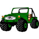 download Toyota Land Cruiser clipart image with 0 hue color