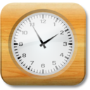 download Clock With Wood Frame clipart image with 0 hue color