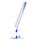 download Test Tube Dripping clipart image with 180 hue color