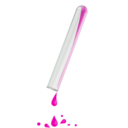 download Test Tube Dripping clipart image with 270 hue color