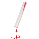 download Test Tube Dripping clipart image with 315 hue color
