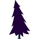 download Spruce clipart image with 180 hue color