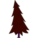 download Spruce clipart image with 270 hue color