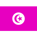 download Flag Of Tunisia clipart image with 315 hue color