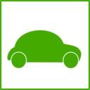 Eco Green Car Icon