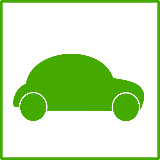 Eco Green Car Icon