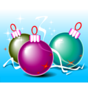 download Christmas Balls clipart image with 315 hue color