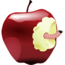 download Apple With Worm Dan Ger 01r clipart image with 0 hue color