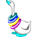 download Goose clipart image with 180 hue color