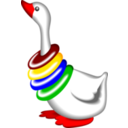download Goose clipart image with 0 hue color