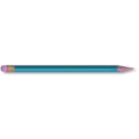 download Blue Pencil clipart image with 315 hue color