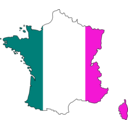 download Colored Map Of France clipart image with 315 hue color