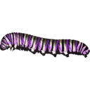 download Caterpillar D Plexippus clipart image with 225 hue color