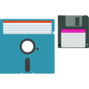 download Floppy Disks clipart image with 315 hue color