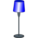 download Floor Lamp clipart image with 180 hue color