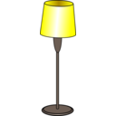 download Floor Lamp clipart image with 0 hue color