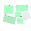 download Notepaper clipart image with 90 hue color