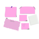 download Notepaper clipart image with 270 hue color