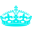 download Jubilee Crown Red clipart image with 180 hue color