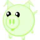 download Cerdito Little Pig clipart image with 90 hue color