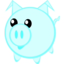 download Cerdito Little Pig clipart image with 180 hue color