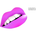 download Lips clipart image with 315 hue color