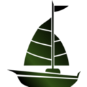 download Simple Sailboat clipart image with 45 hue color