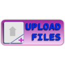 download Upload File clipart image with 180 hue color
