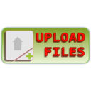 download Upload File clipart image with 315 hue color