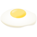 download Fried Egg clipart image with 0 hue color
