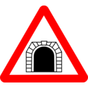 download Roadsign Tunnel clipart image with 0 hue color