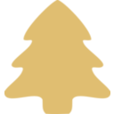 download Christmas Tree Icon clipart image with 315 hue color