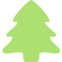 download Christmas Tree Icon clipart image with 0 hue color