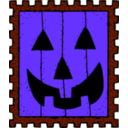 download Halloween Stamp clipart image with 225 hue color