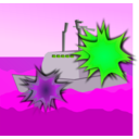 download Ship Sea Battle clipart image with 90 hue color