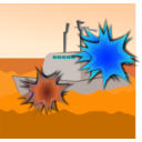 download Ship Sea Battle clipart image with 180 hue color