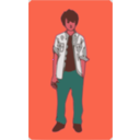 download Teenager clipart image with 315 hue color