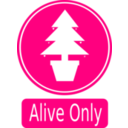 download Alive Only clipart image with 90 hue color
