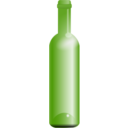 download Empty Green Bottle clipart image with 0 hue color