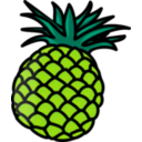 download Pineapple clipart image with 45 hue color