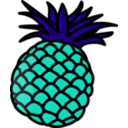 download Pineapple clipart image with 135 hue color