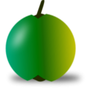 download Red And Green Apple clipart image with 45 hue color