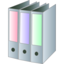 download 3 Binders clipart image with 135 hue color