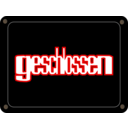 download Schild Geschlossen clipart image with 0 hue color