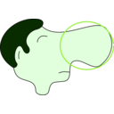 download Nose clipart image with 90 hue color