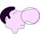 download Nose clipart image with 270 hue color