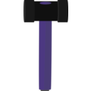 download Simple Hammer clipart image with 225 hue color