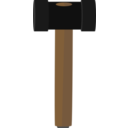 download Simple Hammer clipart image with 0 hue color