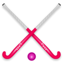 download Hockey Stick Ball clipart image with 315 hue color